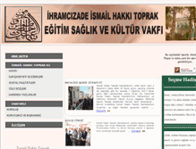 Tablet Screenshot of ihramcizadeismailhakkitoprakvakfi.org.tr